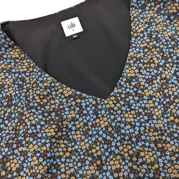 Cabi Dress Women's Size Medium Shift Floral 3648 Poise Bell Sleeves - Picture 2 of 10